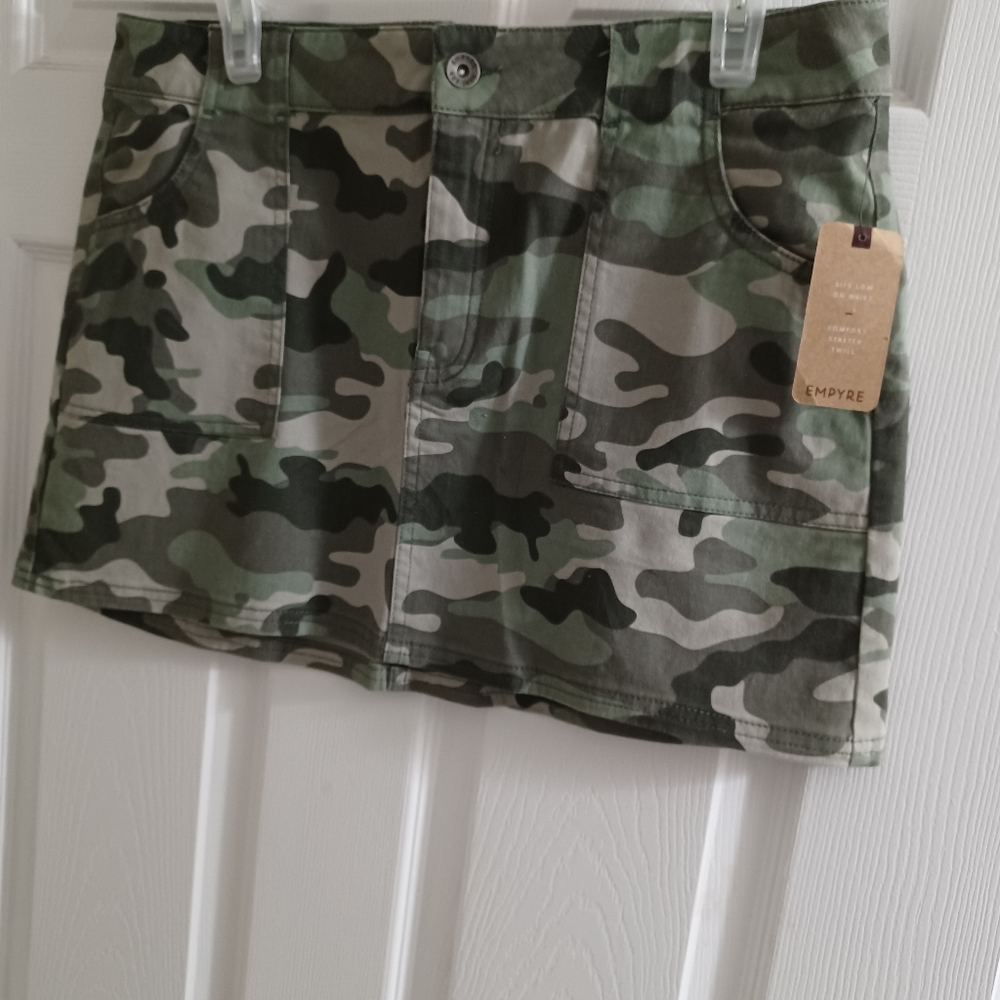 Camouflage Mini Skirt